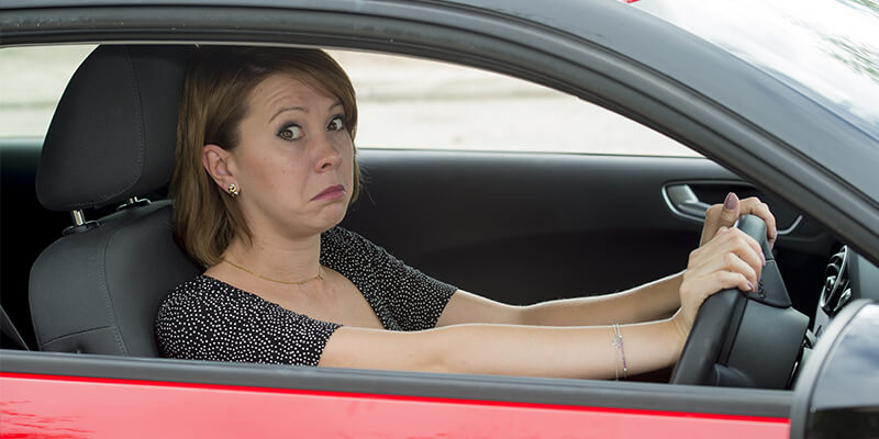 How to calm nerves before driving test